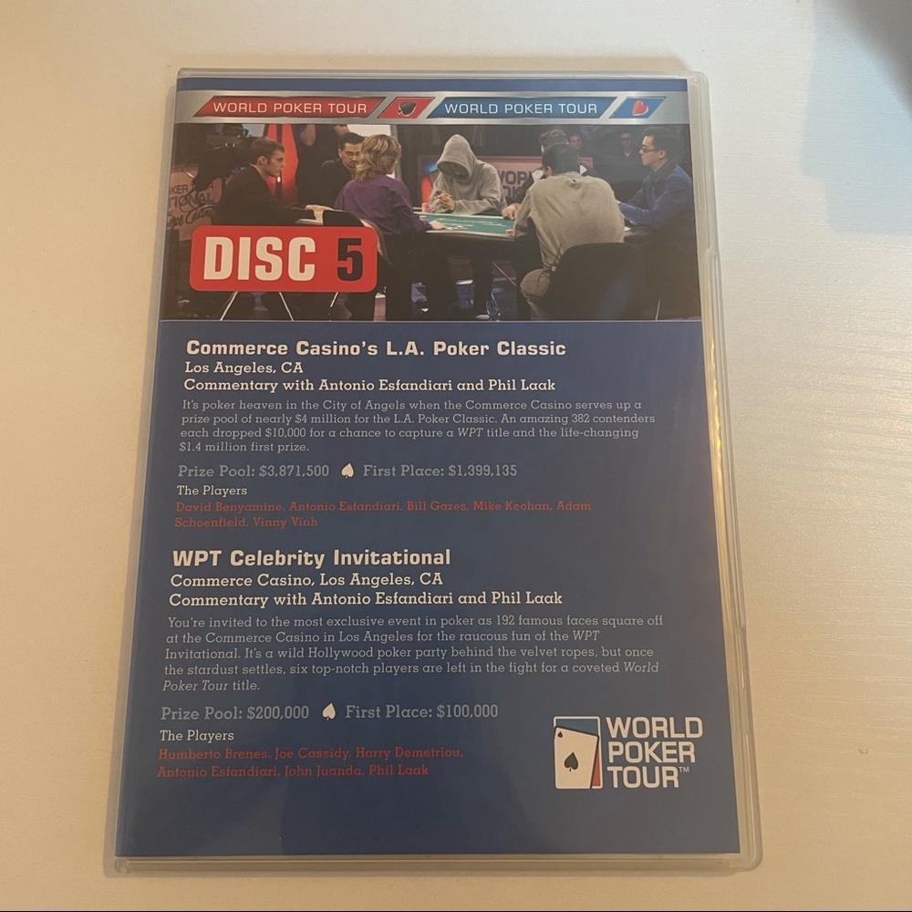 Season Two World Poker Tour DVD Set - Picture 8 of 11